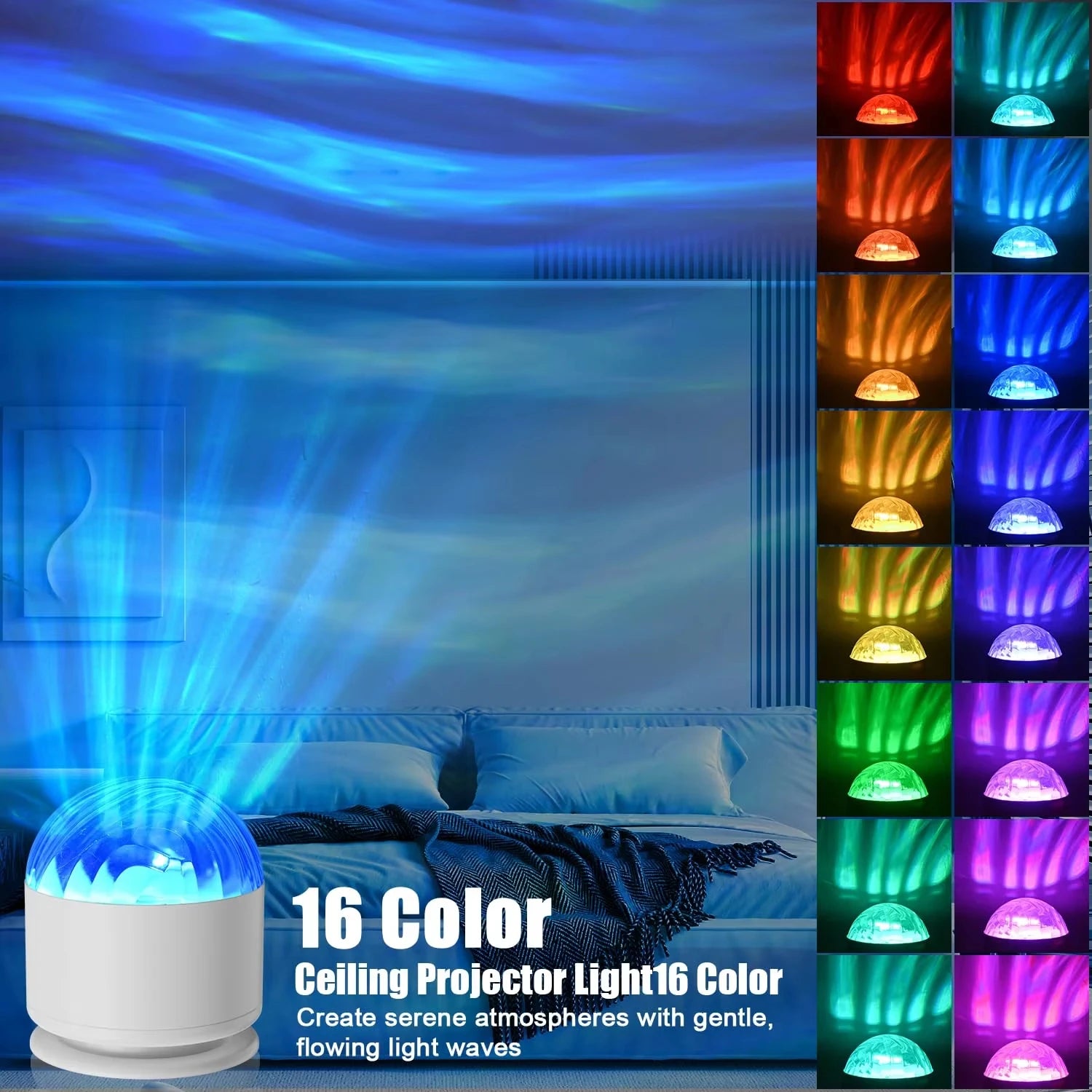 Aurora Starfield LED Projector Mood